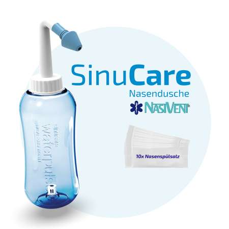 Nasivent SinuCare - Nasal Shower incl. nasal rinsing salt